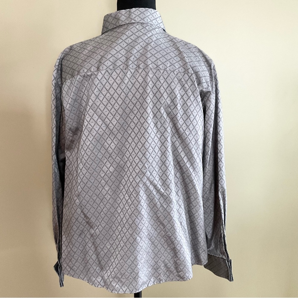 Foxcroft Women's Silver Patterned Blouse - image 6